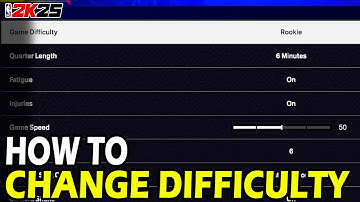 How to Change Difficulty in NBA 2k25