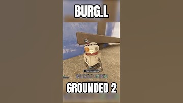 I FOUND BURG.L IN GROUNDED 2!