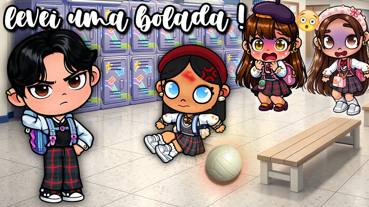MEU PRIMEIRO DIA NA ESCOLA NOVA… e levei uma BOLADA na frente de todo mundo! 😳 Avatar World Rotinas 