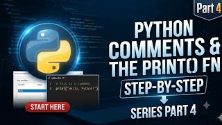 Details How to Use Comments and print() in Python – Step-by-Step (Part 4) News
