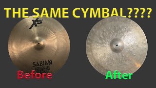 I WASN'T EXPECTING THIS! Can a cheap cymbal be modified to satisfy a snobby collector?