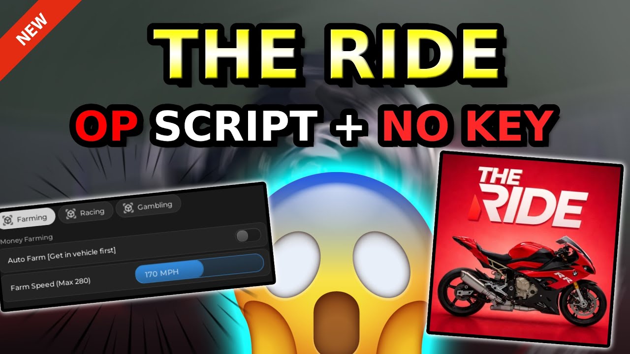 *NEW* The Ride OP Script ( AUTO FARM, AUTO RACE, AUTO SPIN & MORE ) 2026