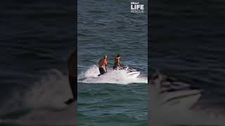 Bondi Beach panic as shark circles surfers 😬 #sharkencounter #bondirescue