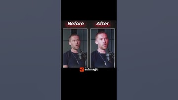 Before & After  edit shorts form content with submagic AI