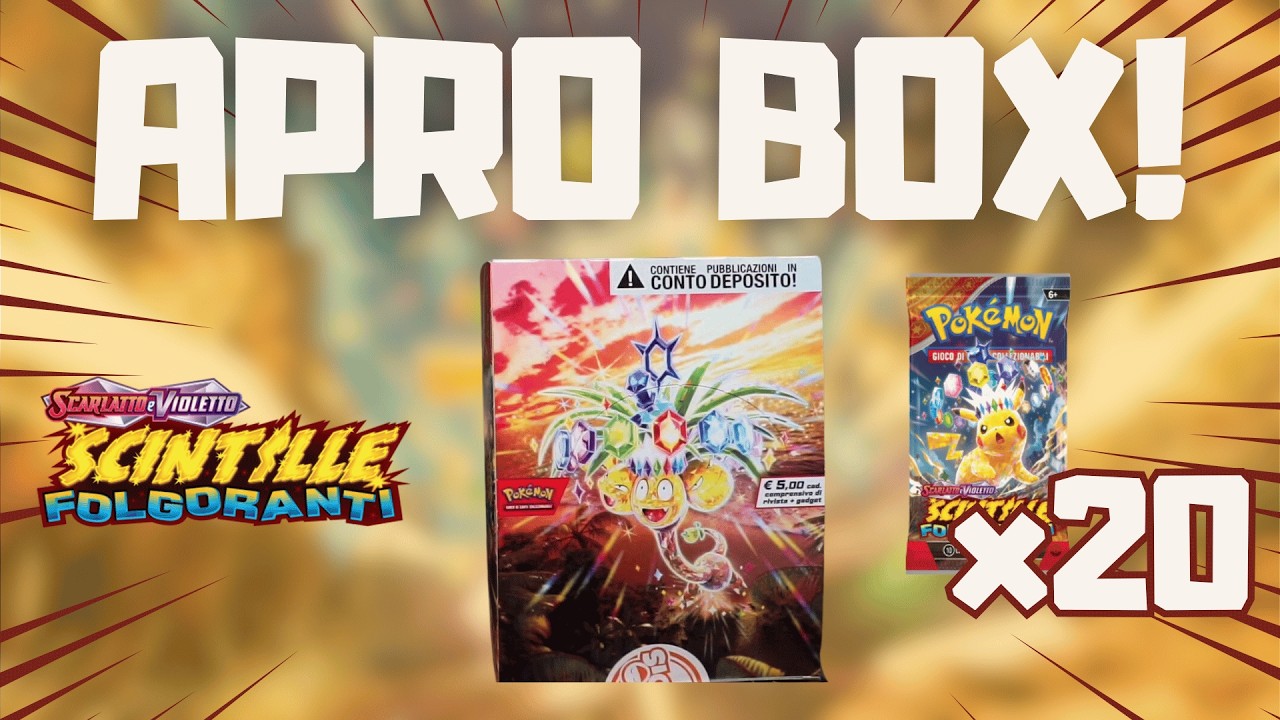 APRO 20 BUSTINE POKEMON DI SCINTILLE FOLGORANTI - L'ABBIAMO TROVATO! # ...