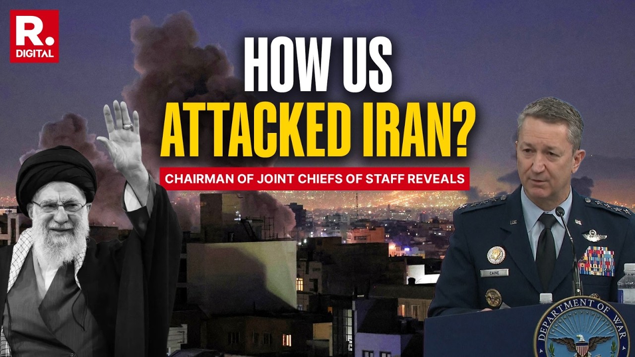 US-Iran War: United States Chairman of Joint Chiefs of Staff Dan Caine Breifs on Strike on Tehran