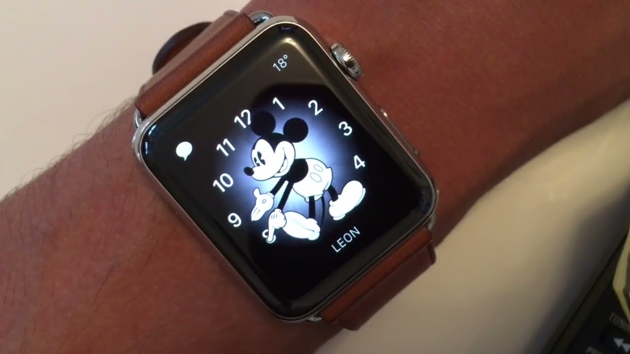 apple watch series 1 mickey mouse