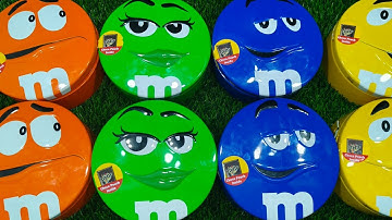 Satisfying Rainbowl M&M’s 8 sort 🌈 ASMR Color Taps &  crinkle Bliss