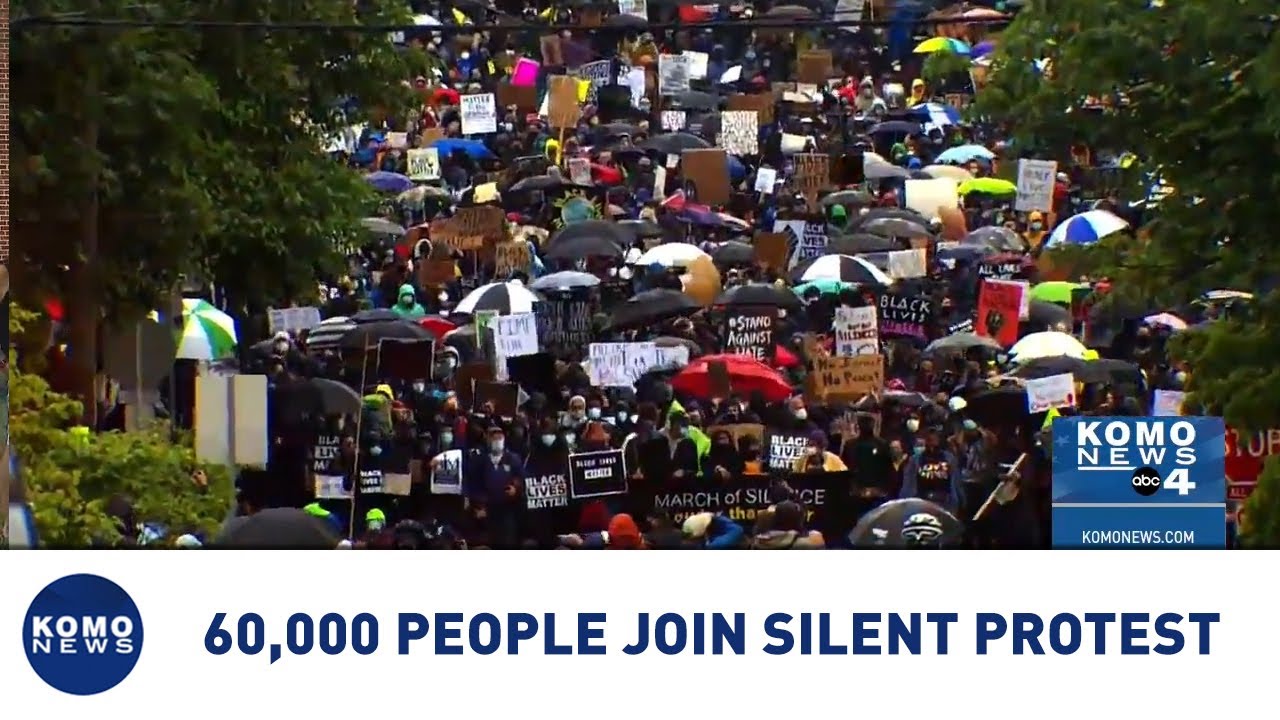 60,000 march for Black Lives Matter protest in Seattle