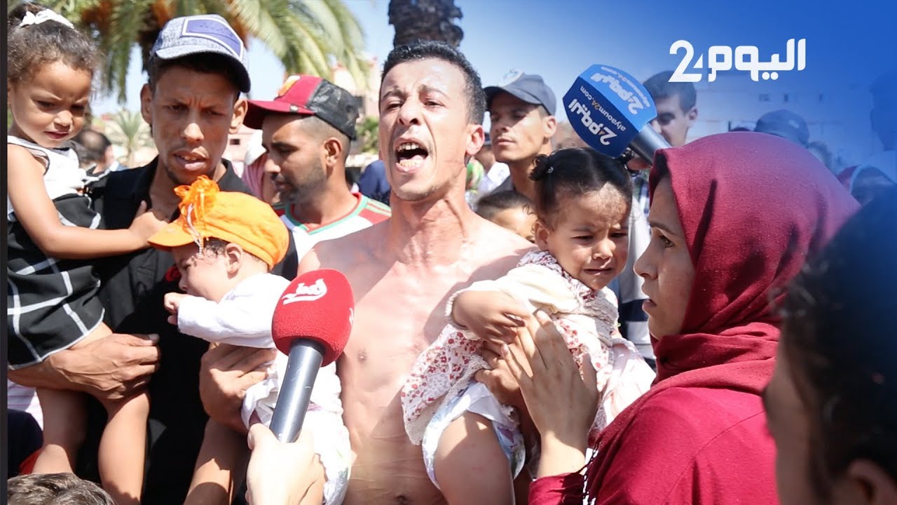 البطالة والفقر تشعل احتجاجات في بنسليمان..مواطنون: بغينا نخدمو..رحمونا!!