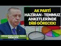 AKP Haziran - Temmuz Anketlerinde Dibi Görecek!