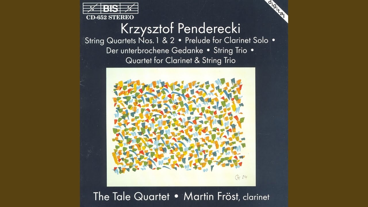 Watch String Quartet No. 1 on YouTube Watch String Quartet No. 1 on YouTube