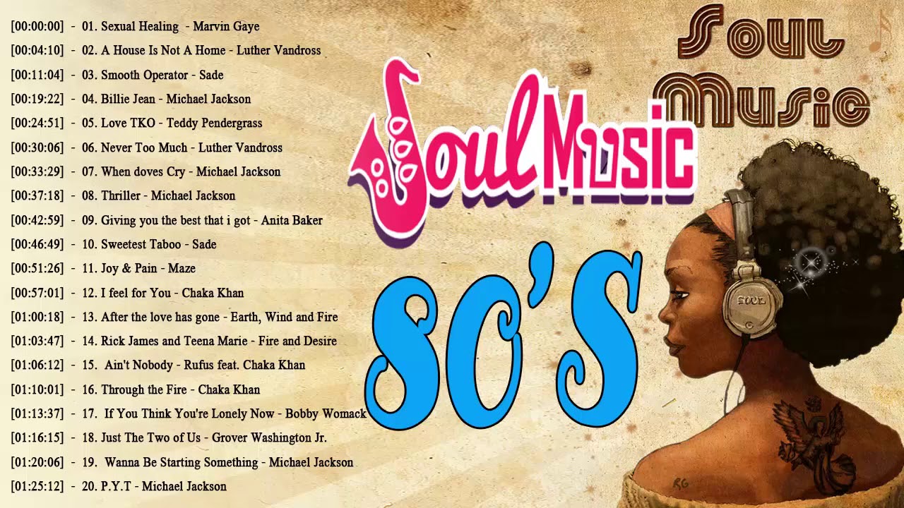 Ongebruikt The 100 Greatest Soul Songs of the 1980s || Best Soul Songs of The TQ-79