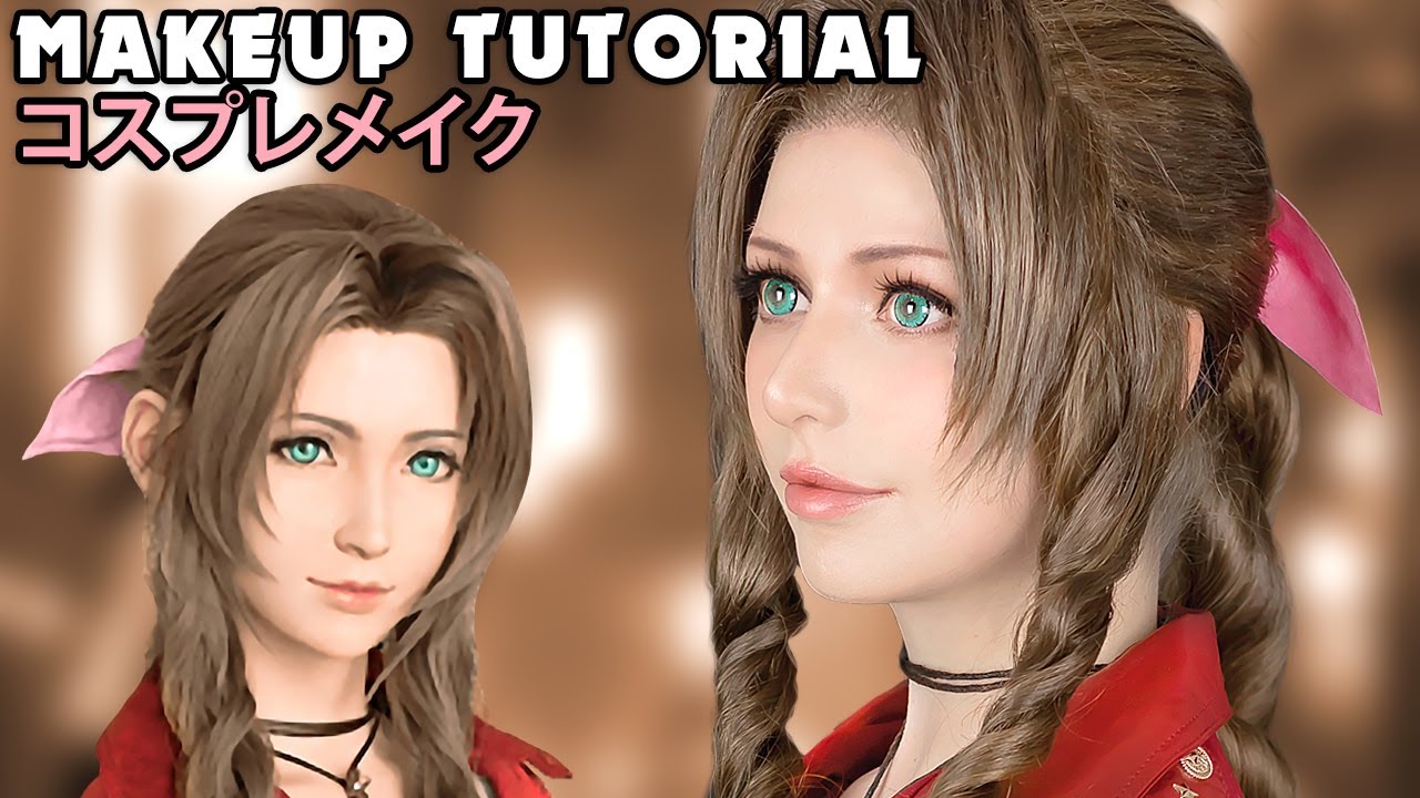 ☆ Aerith Cosplay Makeup Tutorial Final Fantasy 7 Remake ☆
