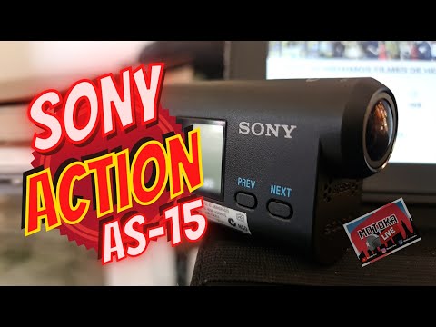 Sony action cam hdr-as15 VALE A PENA!! | Review | Motovlog