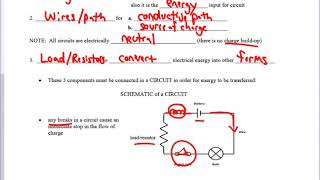 Regents Physics Introduction to Circuits 1