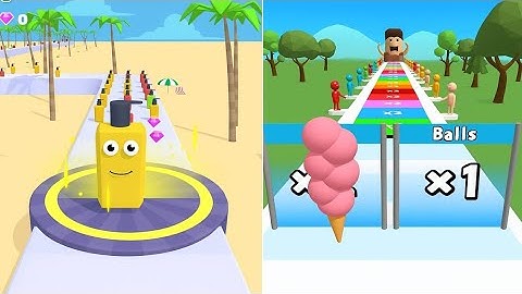 Ice Cream Rush vs Juice Run 🍦🍹 Sweet & Satisfying Race! | Funny Gameplay