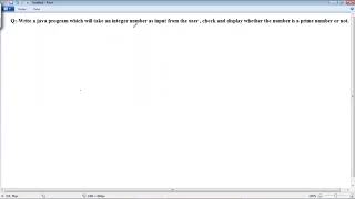 Java Program To Check Whether An Integer Number Is A Prime Number Or Not (Different Ways)