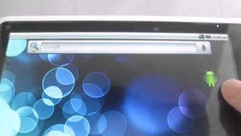 OPAD Renesas dual cortex a9 android 2.2 tablet pc unboxing