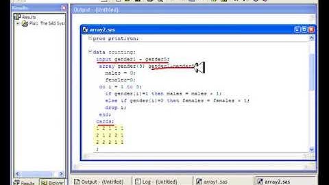 SAS- Using Arrays  to Count