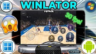 NBA2K22 Arcade Edition on Android - Winlator Ref4ik 30fps Gameplay