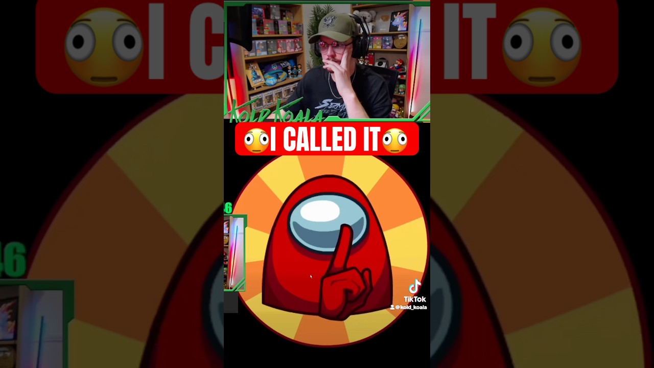 I CALLED IT #amomgus #gaming #twitch #streamer #fyp #gaming #meme #stream