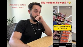 Protestant AMBUSHES Catholic in Grocery Store and LOSES