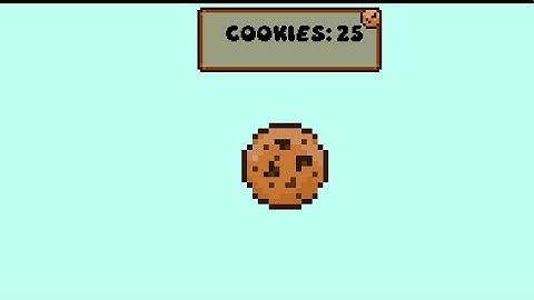 my pygame cookie clicker game! preview #code #python #pygame