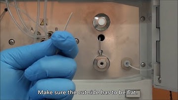 Scintomics Radio HPLC SCI8100 MMVS Part 1 Connecting Peek Tubing