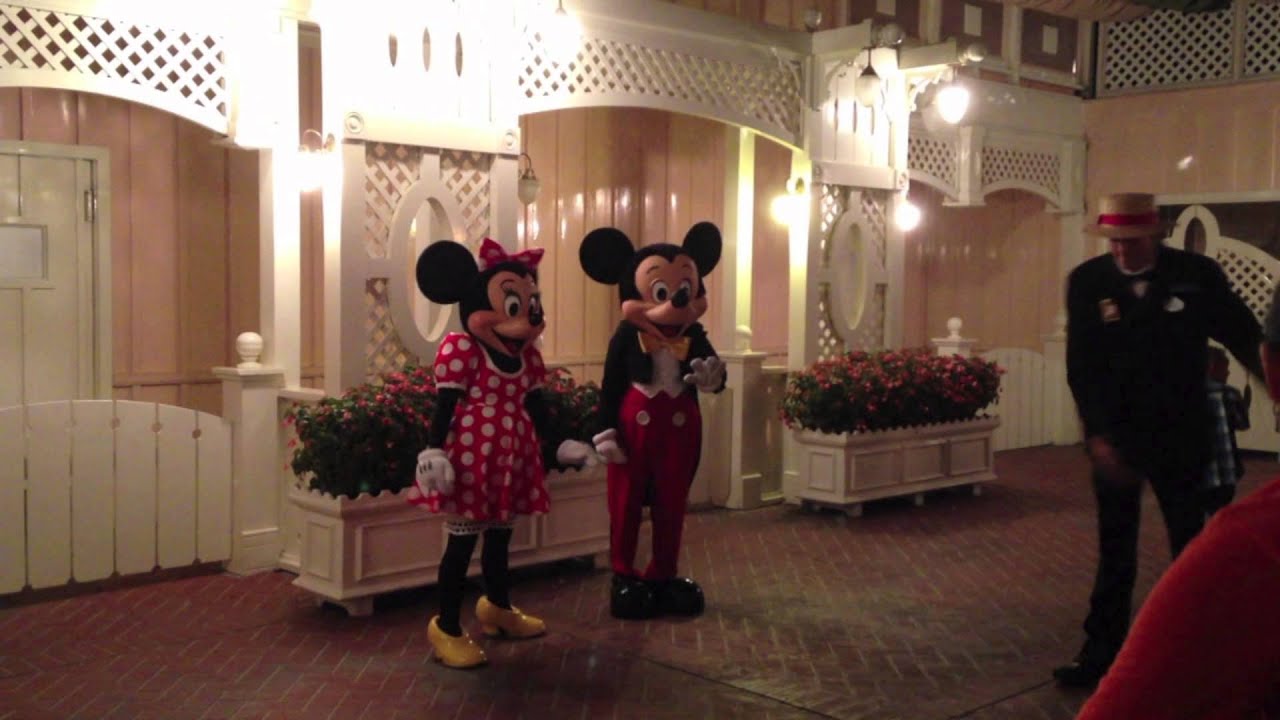 Mickey & Minnie Mouse at Disneyland