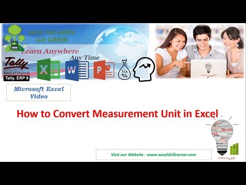 How to use Conversion of Units Formula in Excel