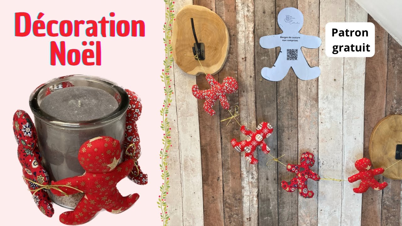 Tuto couture de Noël : décoration de Noël 🎄
