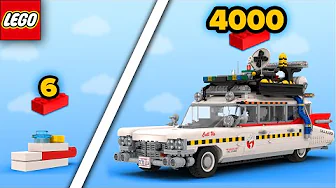 LEGO GHOSTBUSTERS CAR From 6 to 4,000 Parts | Comparison
