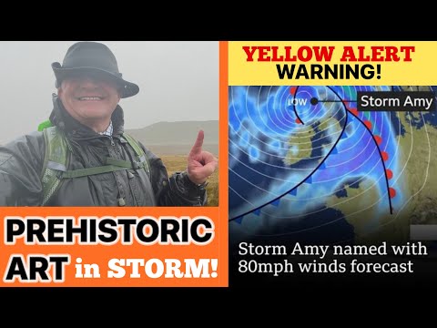 Prehistoric Site Visit in YELLOW ALERT Storm