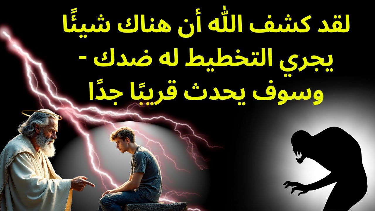 لقد كشف الله أن هناك شيئًا يجري التخطيط له ضدك - وسوف يحدث قريبًا جدًا