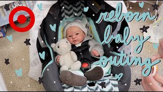 Target Outing with Reborn Baby Asher! Shopping with Reborn Baby | Kelli Maple