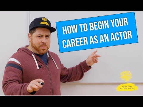 How To Begin Your Career As An Actor