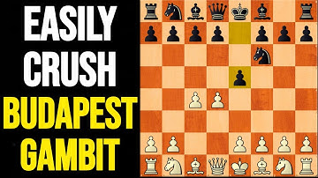 Crush the Budapest Gambit: Easy Winning Tactics for White