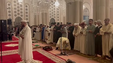 ماتيسر من سورة القمر بمسجد الحسن الثاني الليلة 27 للقارئ يونس سالوك 2024