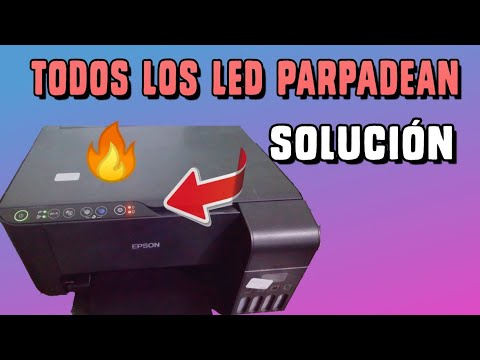 🚨🚀Error de Todas las Luces I Error de Escaner Epson L3110 - YouTube