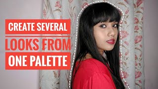 4 different looks from 1 eye shadow palette | Wet n' Wild | For beginners | Pritha Sengupta |