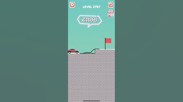 Draw bridge puzzle game level 2757 #drawing #game #Shorts