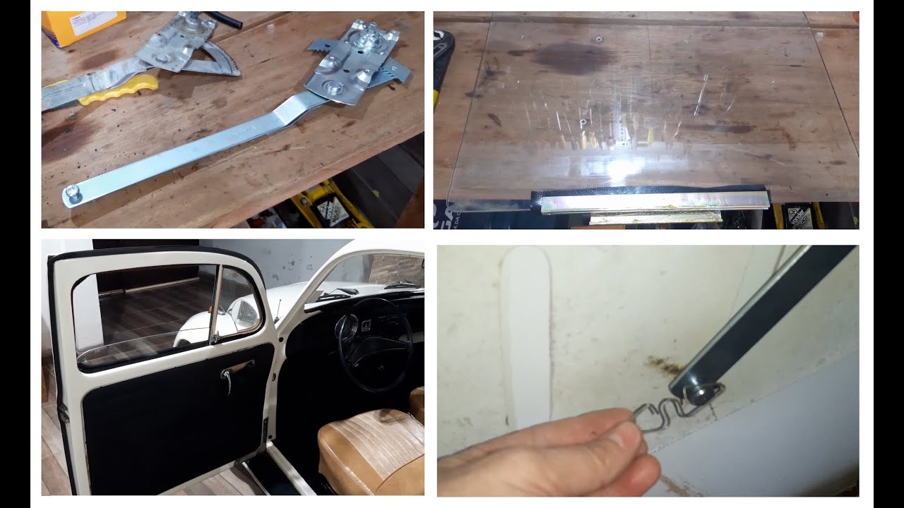 Troca da MÁQUINA do VIDRO do FUSCA