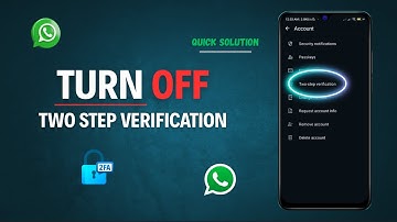 How to Turn Off WhatsApp 2 Step Verification on Android | Remove Two Factor Authentication WhatsApp