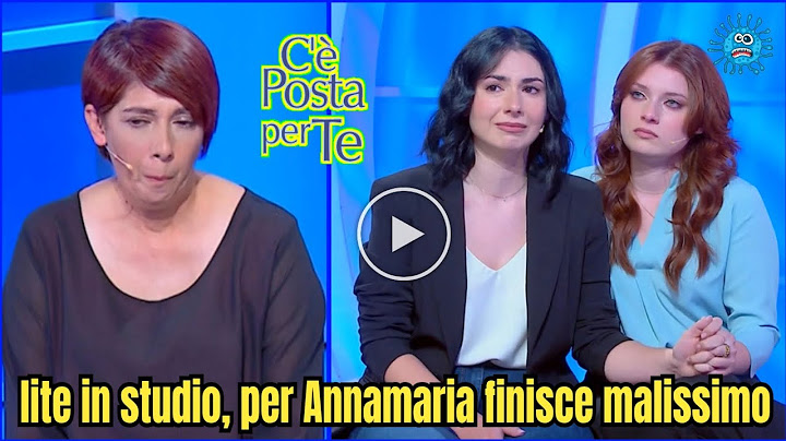 C'è Posta per te, lite in studio, per Annamaria finisce malissimo: Sparita