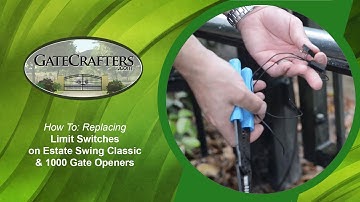 How To Replace Limit Switches on Estate Swing Classic & 1000 Driveway Gate Openers
