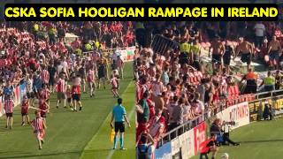 CSKA Sofia Supporters ATTACK Derry City At Brandywell Stadium - OMG!