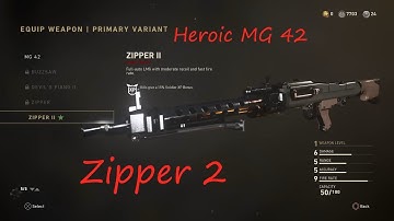 Call of Duty®: WWII Heroic MG42 Multiplayer Gameplay Zipper 2