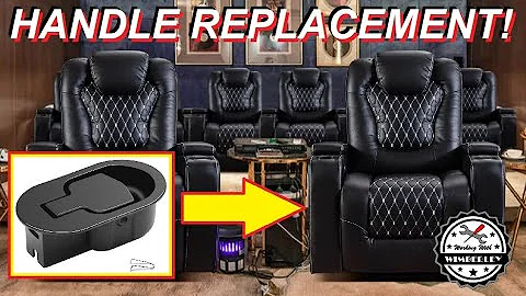 How To Replace A Broken Recliner Handle with Cable! Repair on Mechanism for Sofa Loveseat Chair!
