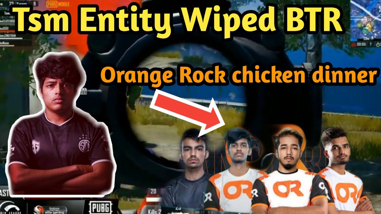 Tsm Entity Wiped BTR || Jonathan 1v2 BTR || Orange Rock chicken dinner || 